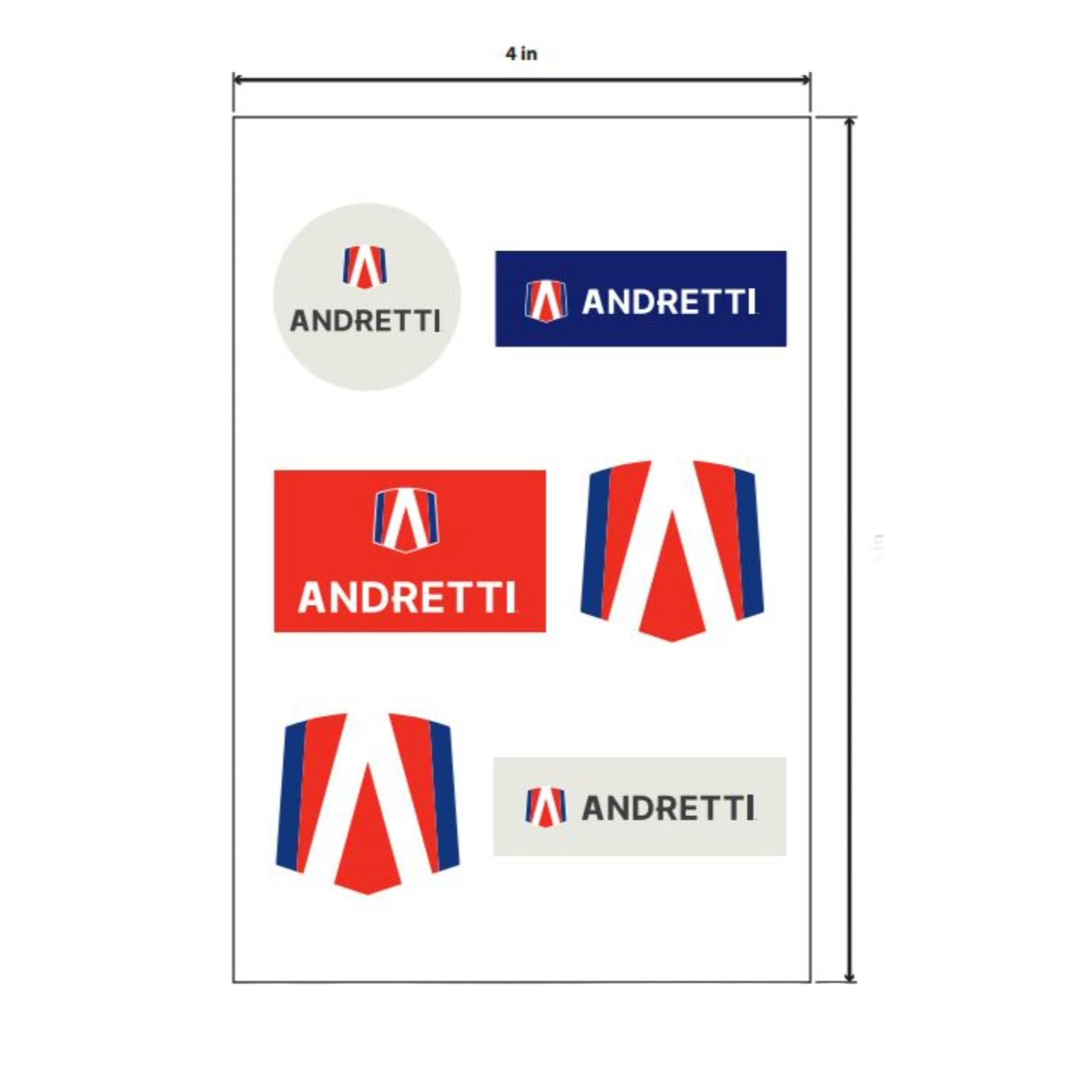 Andretti Decal Pack – Shop Andretti